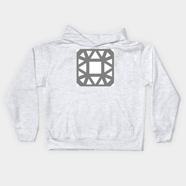 lawal condensed matrix Kids Hoodie by Seni Lawal